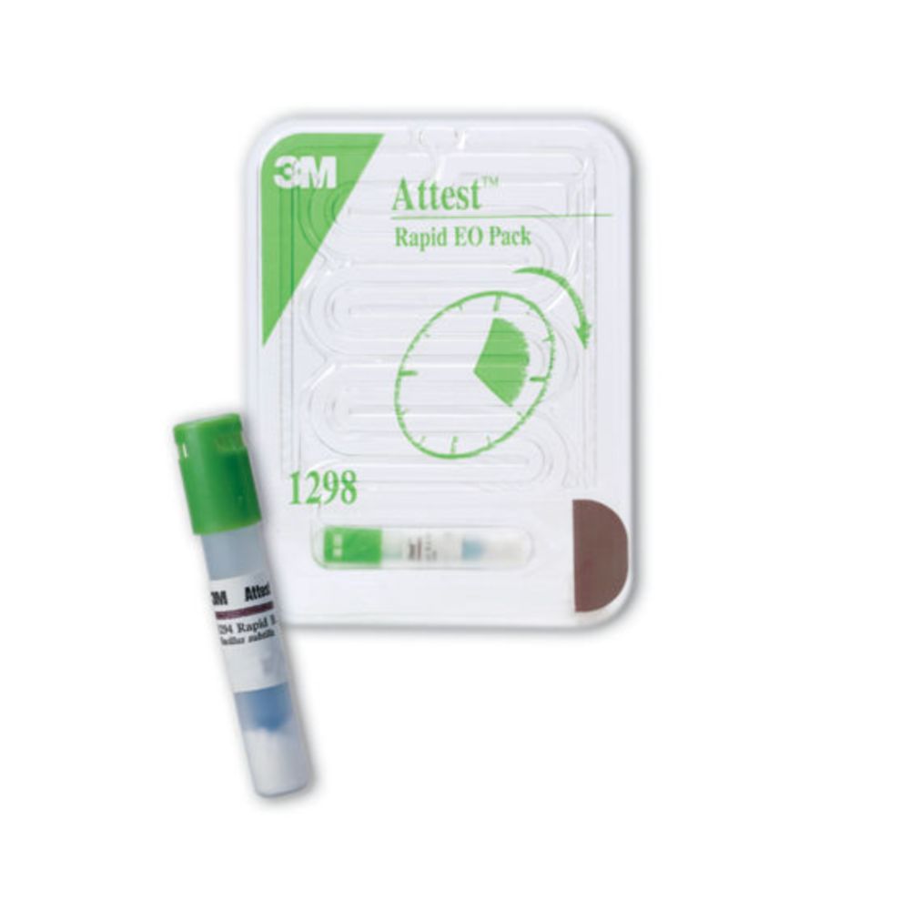 Kit Attest Rapid EO Pack 3M con indicador 1298 en estuche transparente