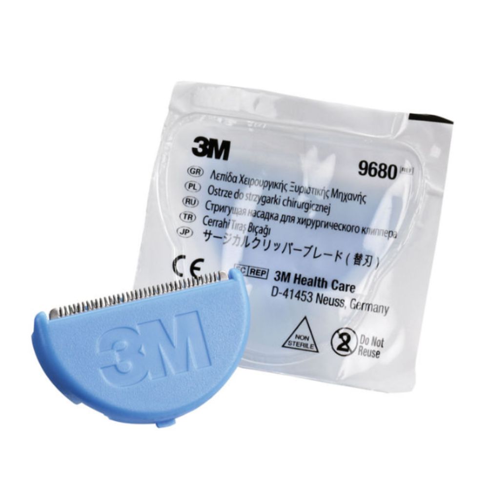 Clipper cuchillo 9680 con cabezal azul y cuchilla en bolsa sellada