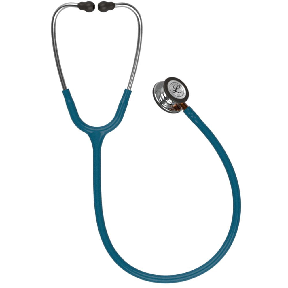 Fonendo Littmann Clásico Iii 5874 Espejo Naranjo Azul