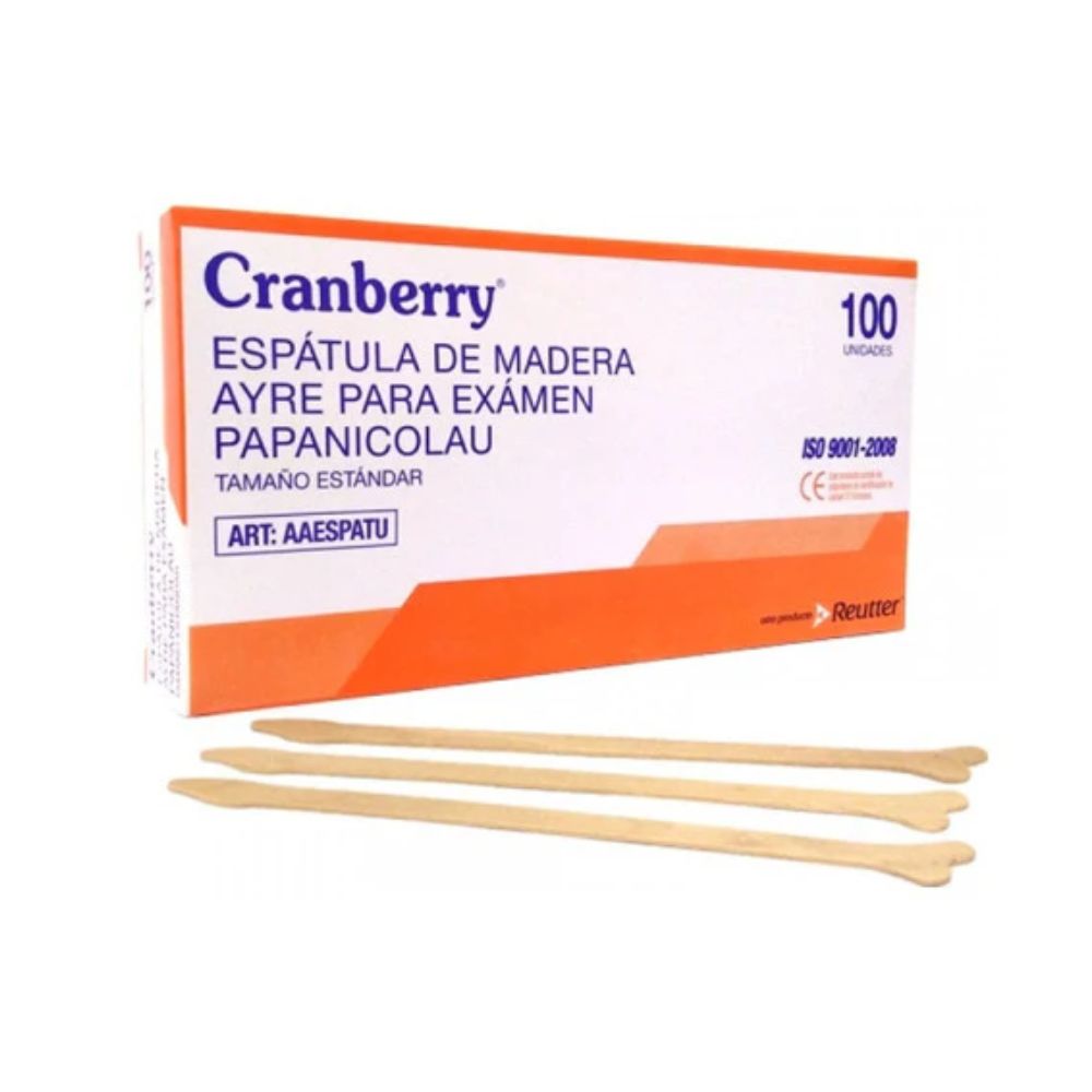 Espátulas Ayre P-pap de madera, tamaño estándar, 100 unidades