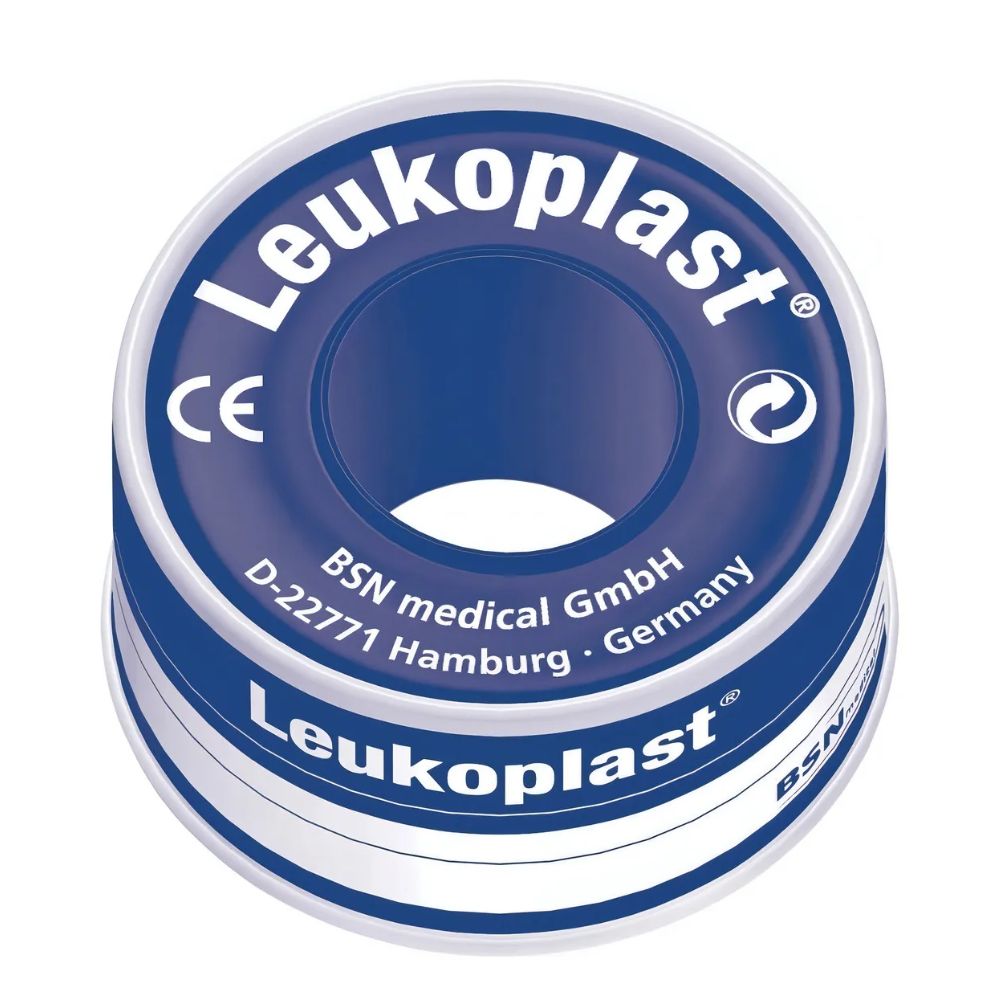 Tela Leukoplast Blanca, cinta adhesiva blanca enrollada en carrete