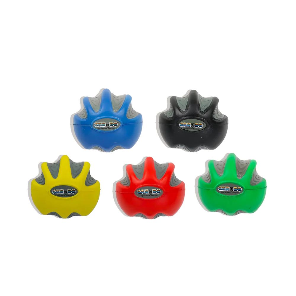 Set Pelotas Digi-squeeze 5 resistencias: azul, negro, amarillo, rojo y verde