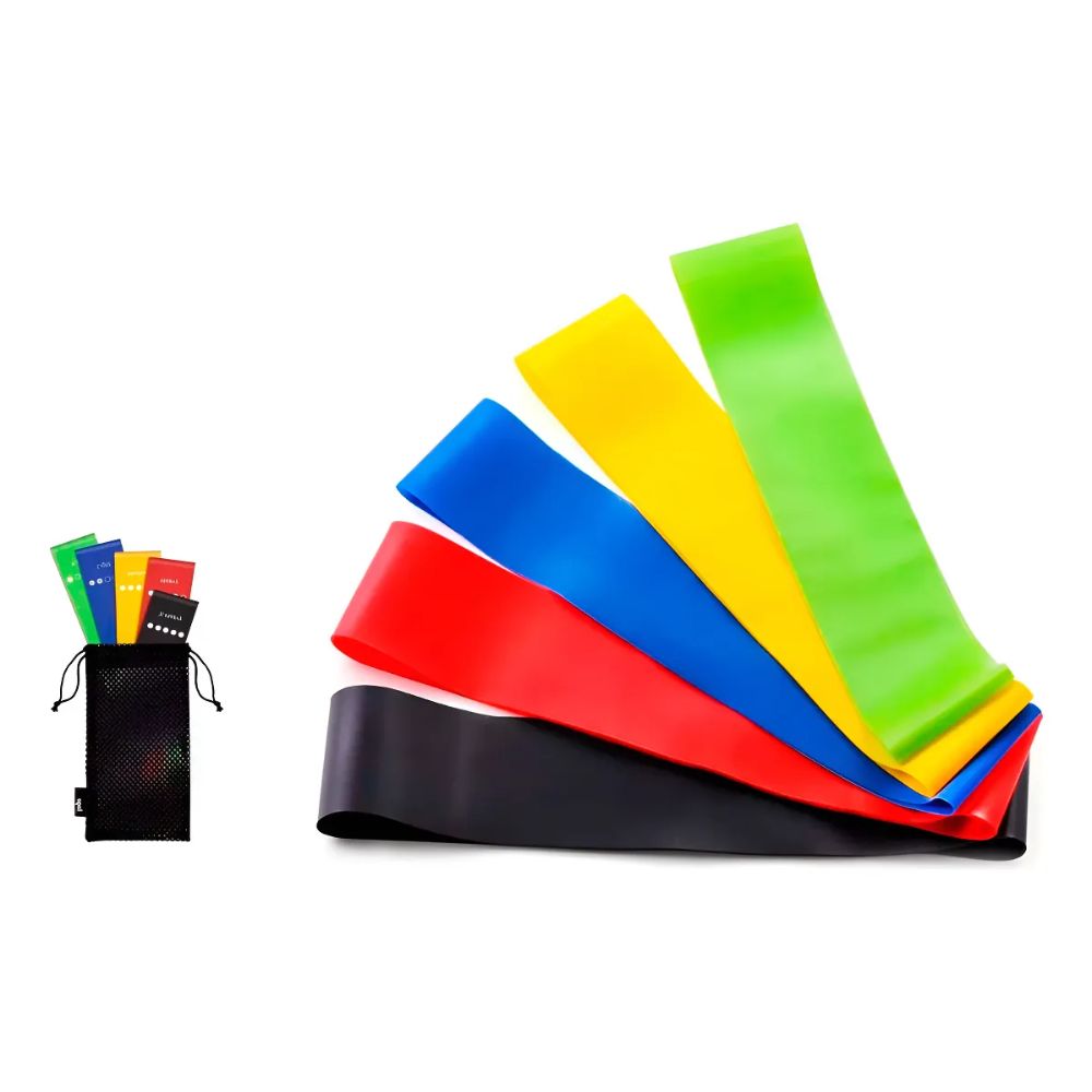 Set de bandas elásticas mini loop x5, lazos de colores surtidos