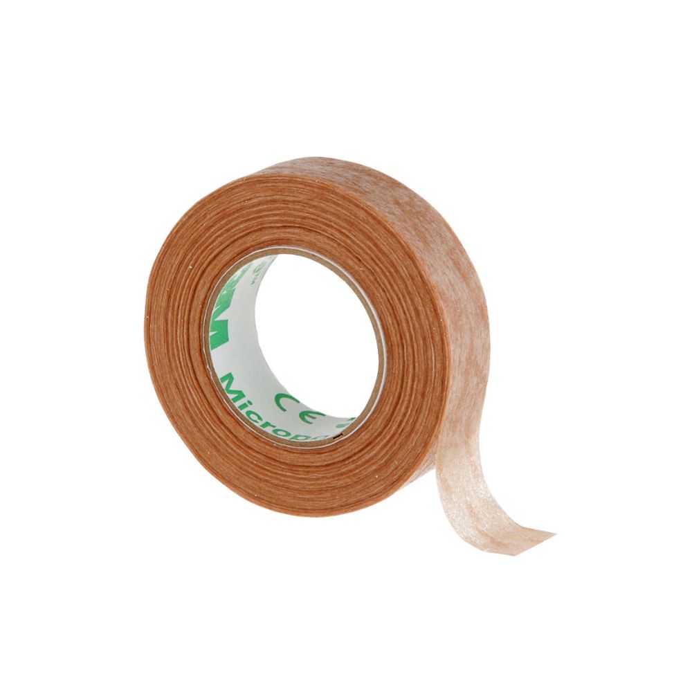 Tela Micropore beige en rollo, ancho 2.5 cm