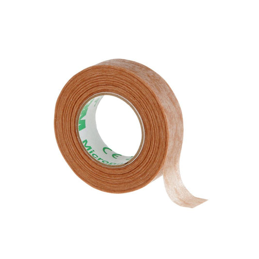 Tela Micropore beige en rollo, ancho 2.5 cm