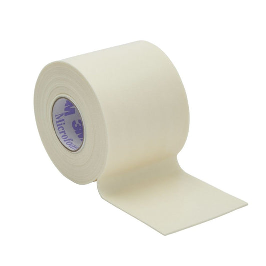 Tela Microfoam en rollo, superficie lisa color crema