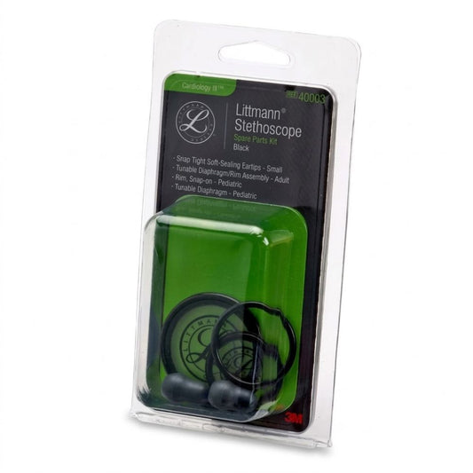 Kit de repuesto Littmann Cardiology III en blíster transparente, negro y verde