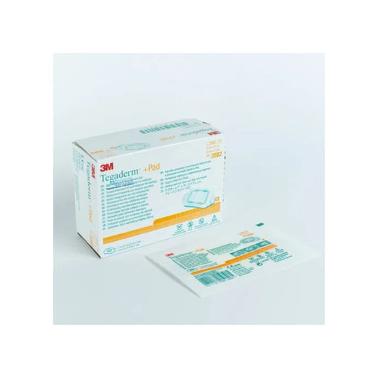 Tegaderm + Pad: apósito adhesivo transparente con almohadilla y caja