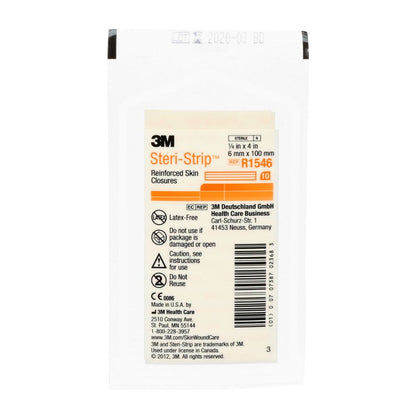 Steri-Strip R1546, 6 mm x 100 mm, tiras adhesivas reforzadas (10)