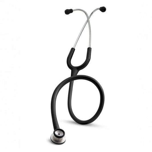 Fonendo neonatal negro 2114B con doble tubo y auriculares tipo campana