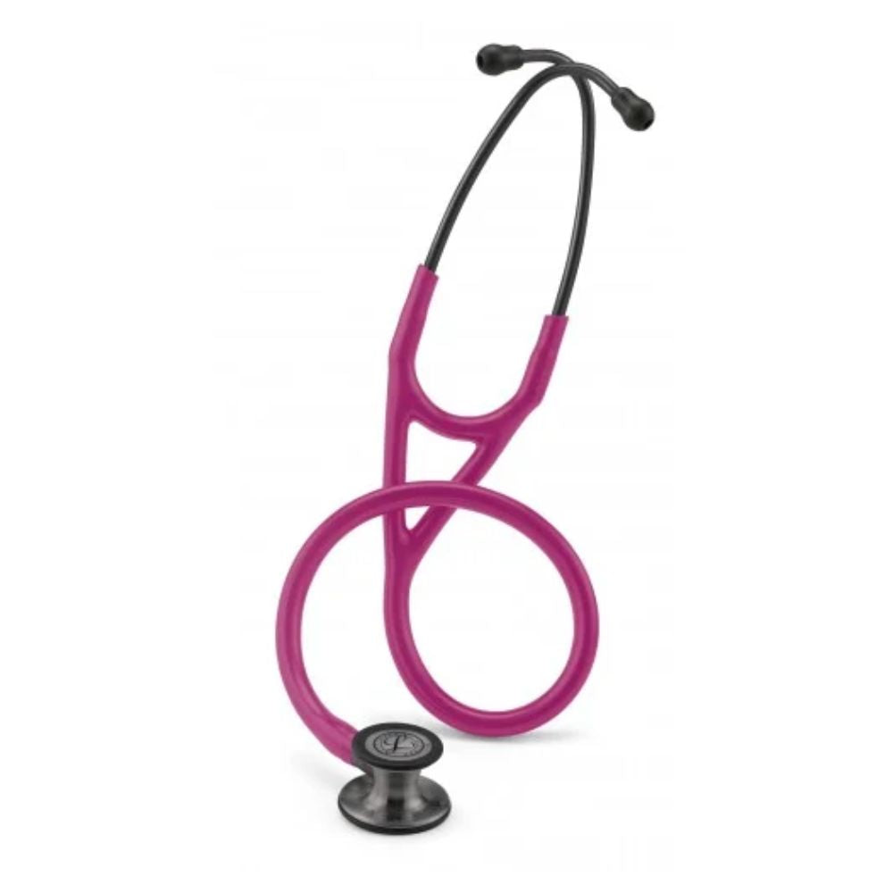 Fonendo Littmann Cardiologico Iv, tubo frambuesa smoke y campana negra