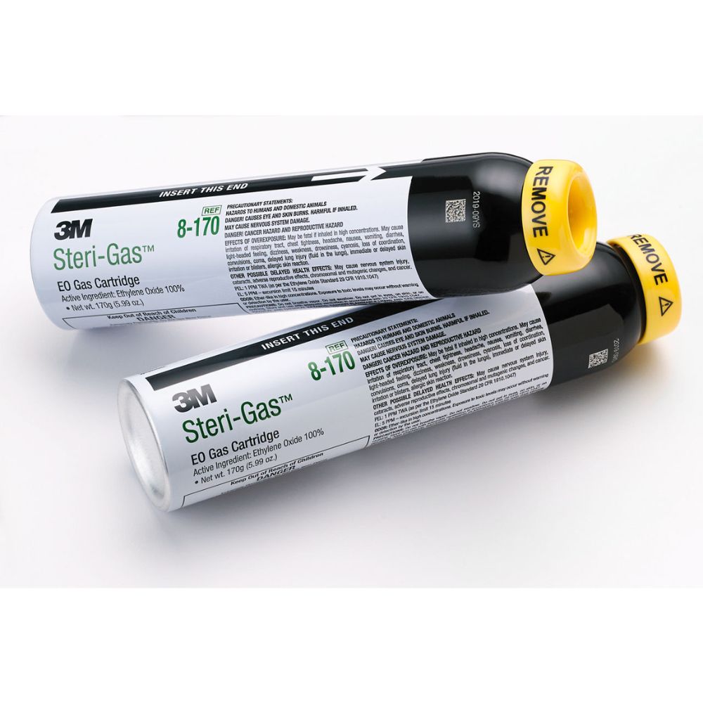 Cartucho Steri-Gas 8-170, gas EO, con tapa amarilla REMOV E