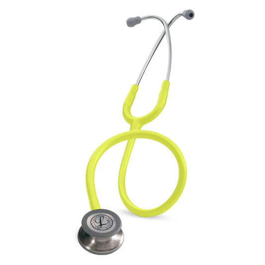 Fonendo Littmann Clásico III 5839 lima, tubo en color lima y campana gris