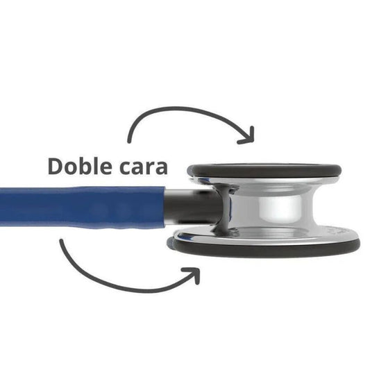 Fonendo Littmann con cabezal doble cara y aro metálico reflectante
