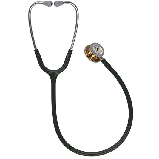 Fonendo Littmann Classic III en negro, campana y diafragma cobre