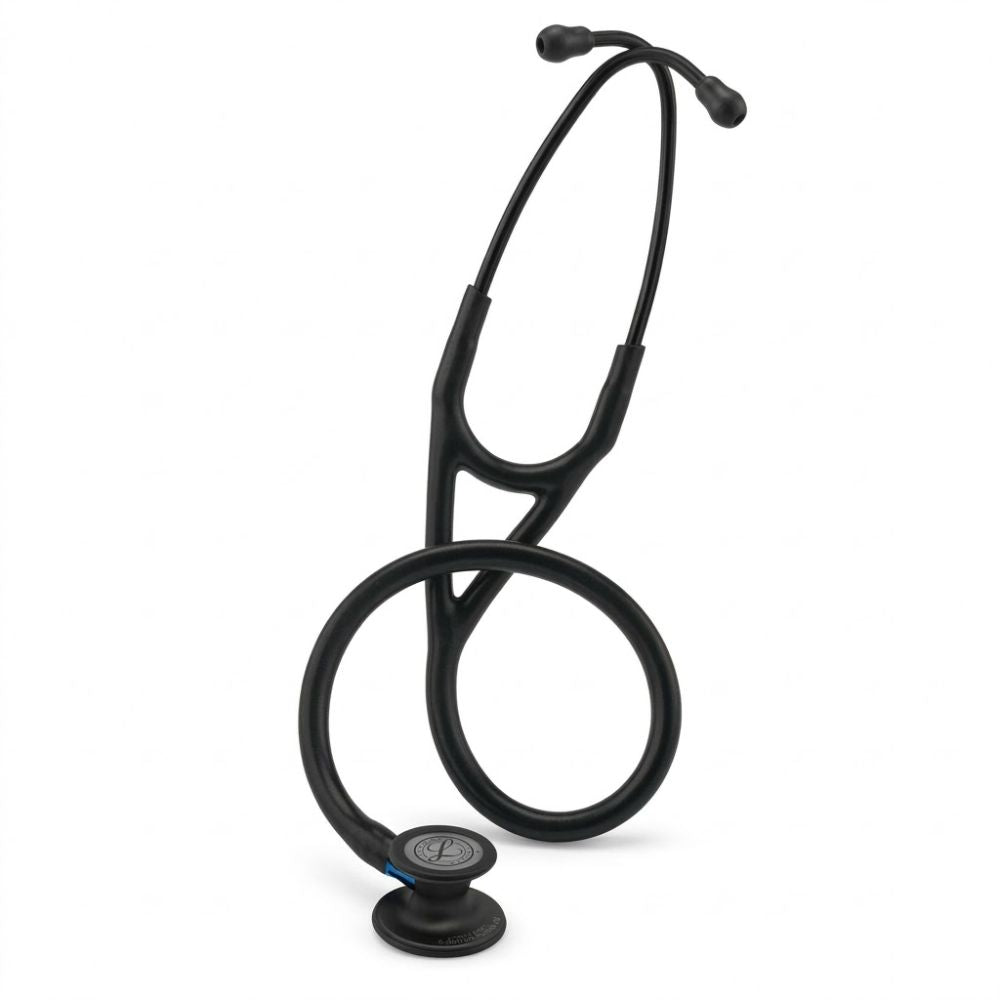 Fonendo Littmann Cardiológico IV negro-azul 6201, tubos y campana con diafragma