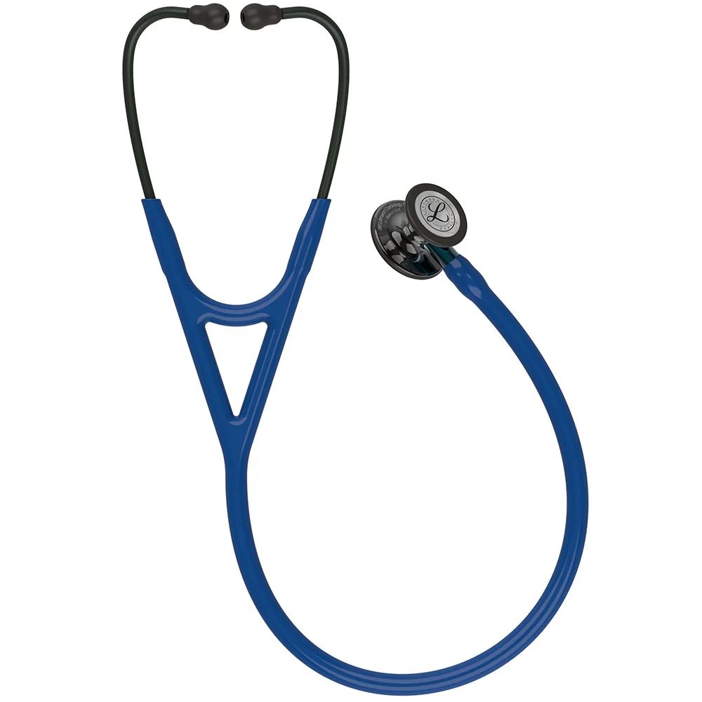 Fonendo Littmann azul marino Smoke 6202 con campana y membrana giratoria