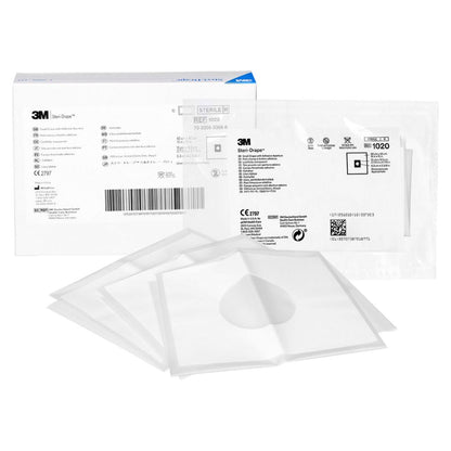 Steri-Drape REF 1020, paños estériles transparentes en bolsa y embalaje