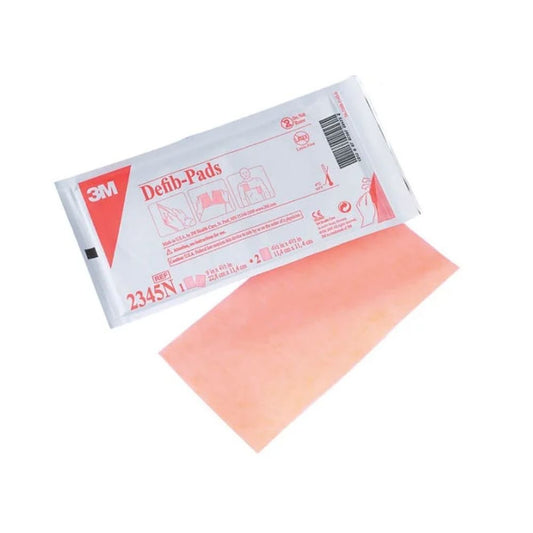 Defid Pad 2345N adhesive electrode pads, pink sheet in sealed pack