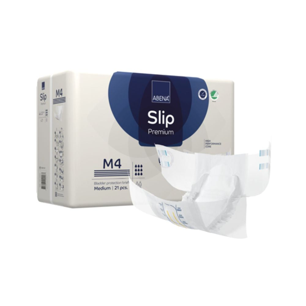 Panal Abena Slip M4 Größe, Premium Einweghose, Packung mit herausgezogenem Slip