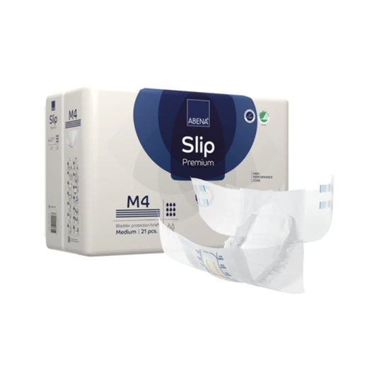 Panal Abena Slip M4 Größe, Premium Einweghose, Packung mit herausgezogenem Slip