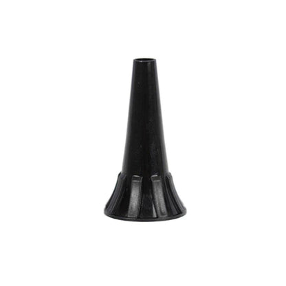 Cono ótico Riester negro con inserto metálico en la base