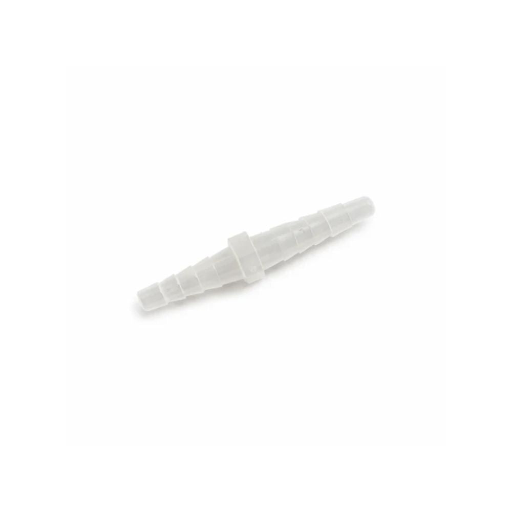 Conector P-tubo de oxigeno AC-01, conector transparente de plástico