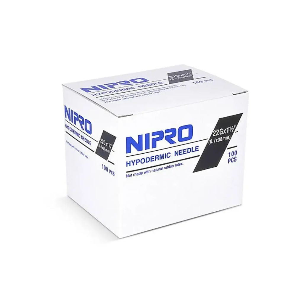 Aguja Deschable Nipro Caja X 100