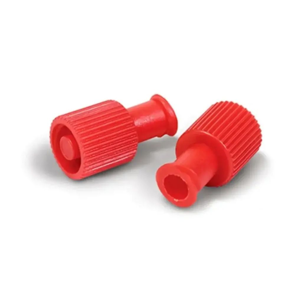 Llave 3 pasos con alargador: conectores rojos estriados
