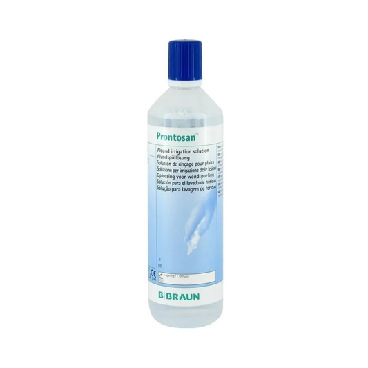 Prontosan W solución de irrigación 350 ml, frasco con tapa azul