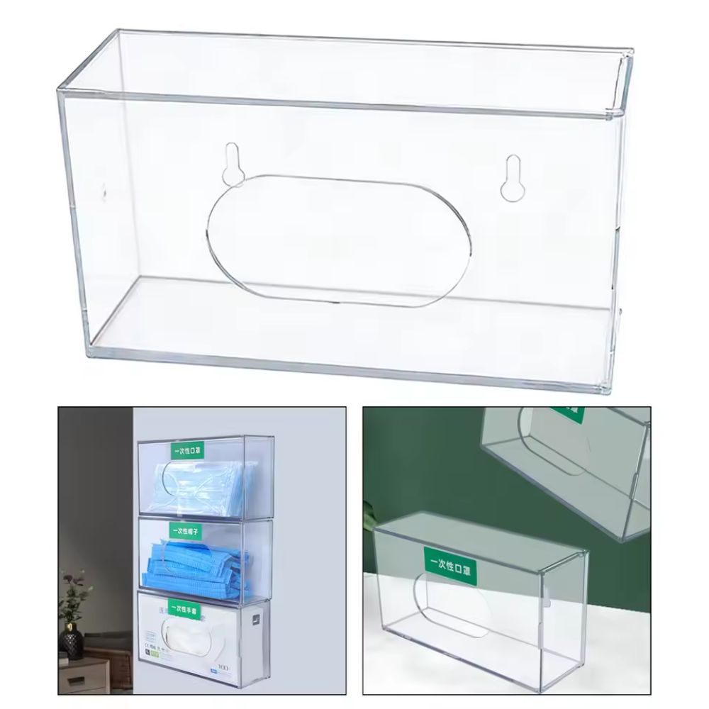 Pinza Adson dentro de caja transparente con soporte interior