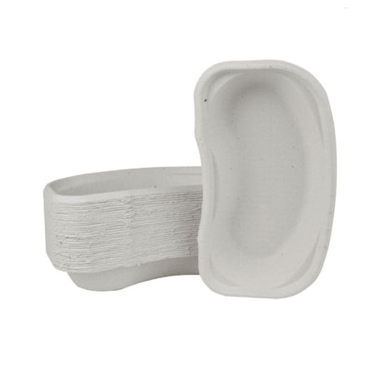 Riñón desechable no estéril: recipiente blanco con borde