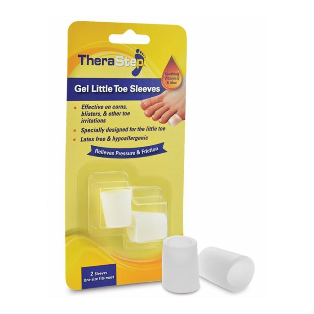 Fundas de gel para dedo meñique, 2 unidades; protege de fricción y presión.