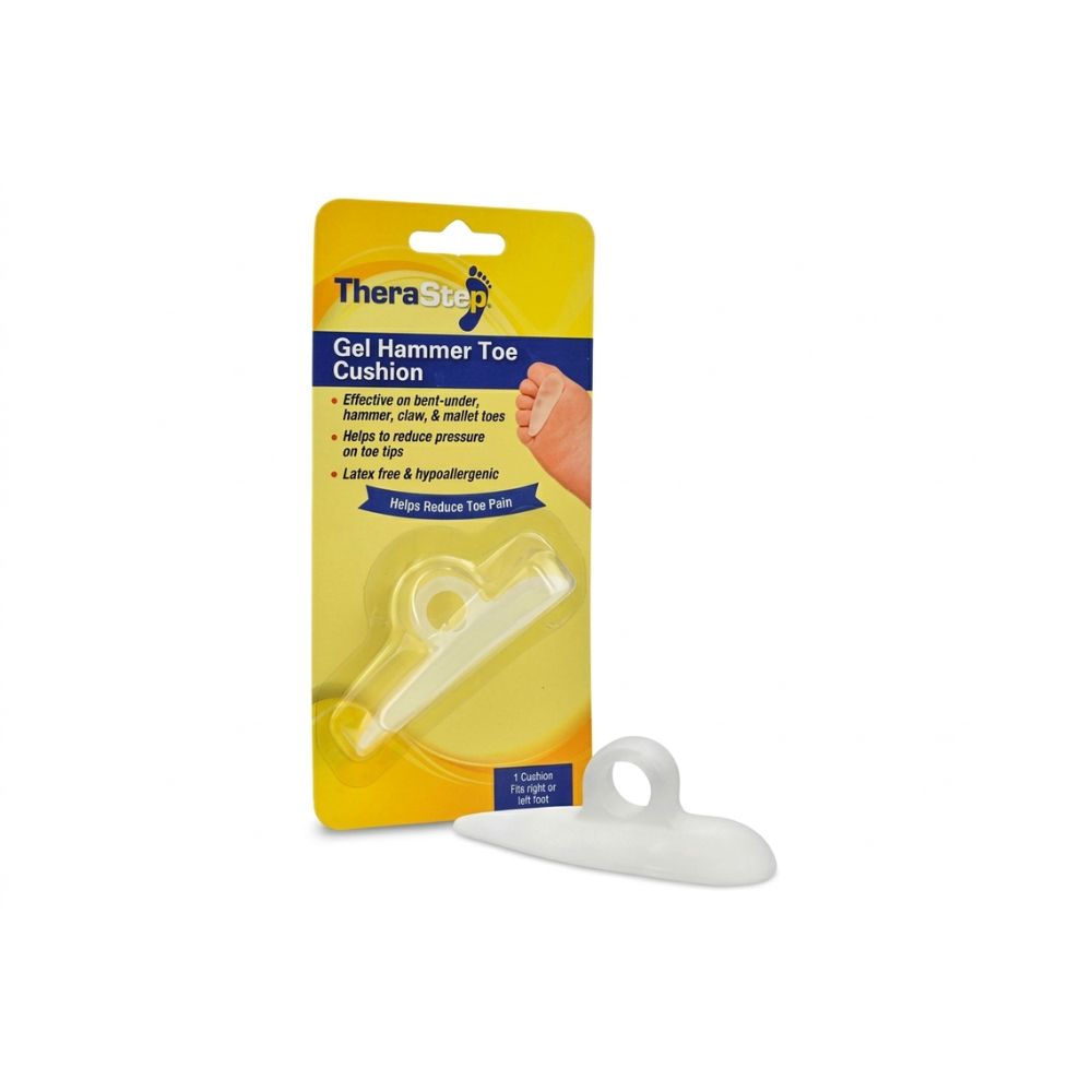 Cojín de gel para dedo garra 7007 con soporte transparente