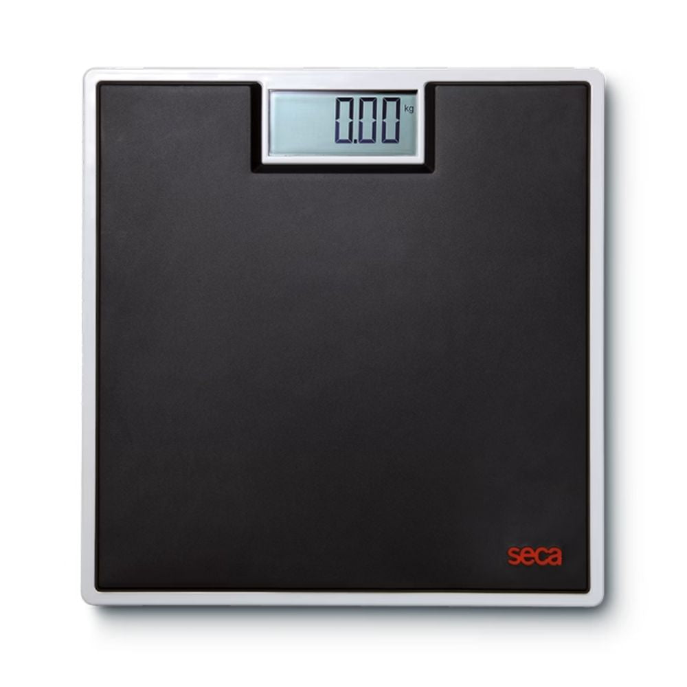 Balanza de piso digital Seca 803, pantalla LED 0.00 kg y cuerpo negro