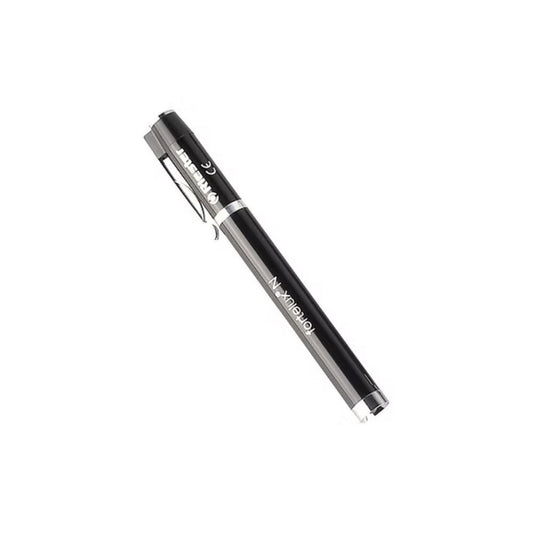 Linterna Diag-fortelux Riester nera con dettagli argento e clip