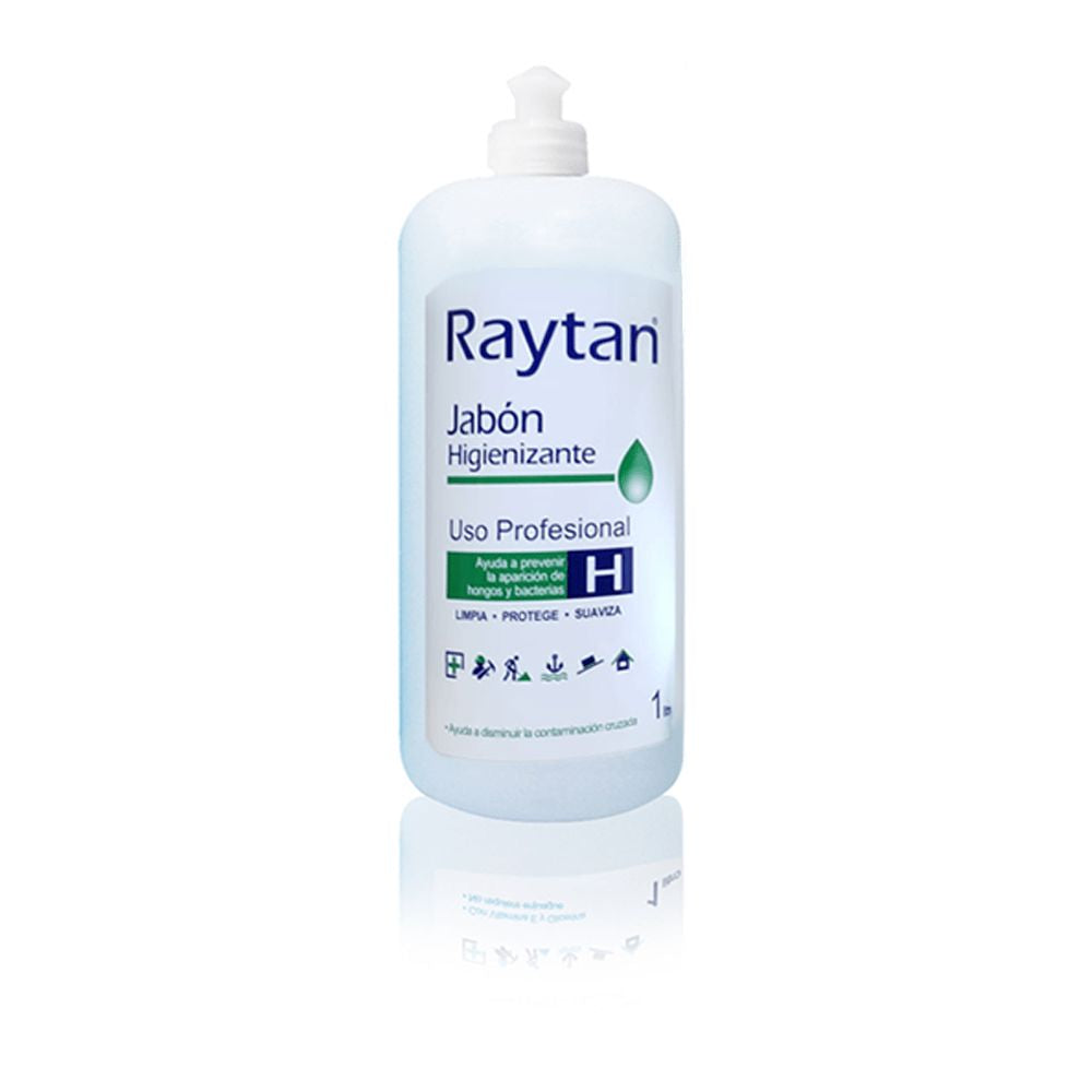 Jabón Higienizante Raytan 1000 ml, envase cilíndrico con tapa dosificadora
