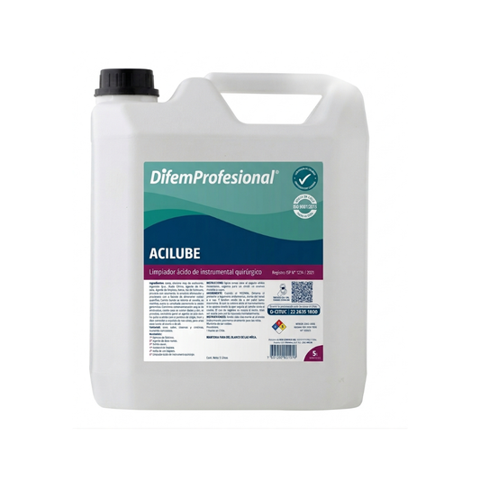 Bidón 5 L de limpiador ácido para instrumental Acilube (DifemProfessional)