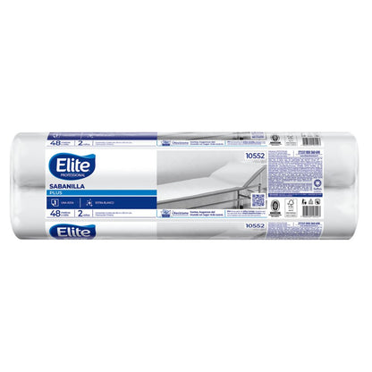 Sabanilla desechable Elite Plus 10552, rollos x2, extra blanco