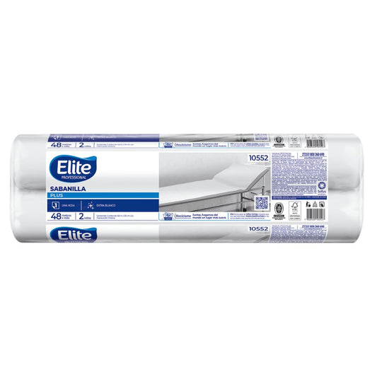 Sabanilla desechable Elite Plus 10552, rollos x2, extra blanco