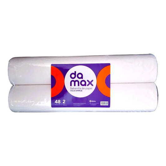 Sabanilla desechable médica en rollo, 2 piezas, hoja simple, Da Max 48