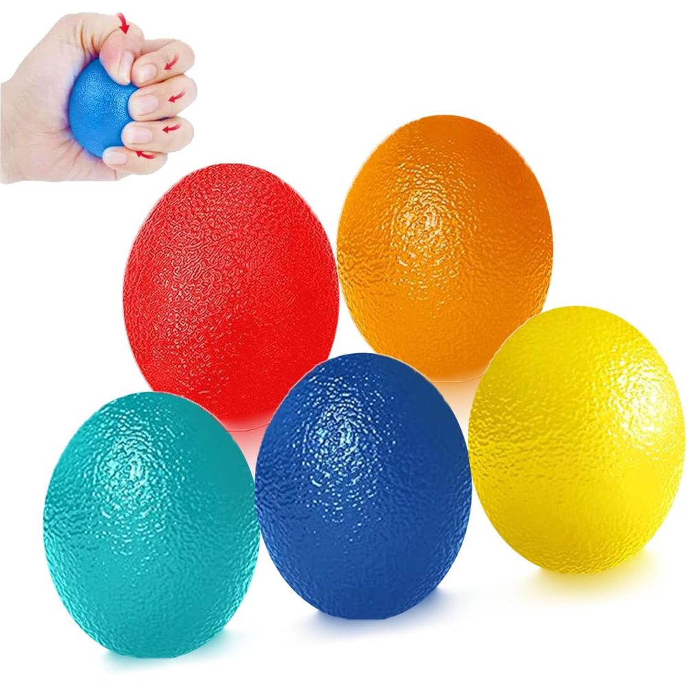 Pelota de Gel Masaje Mano ( Amarillo-Rojo-Azul)