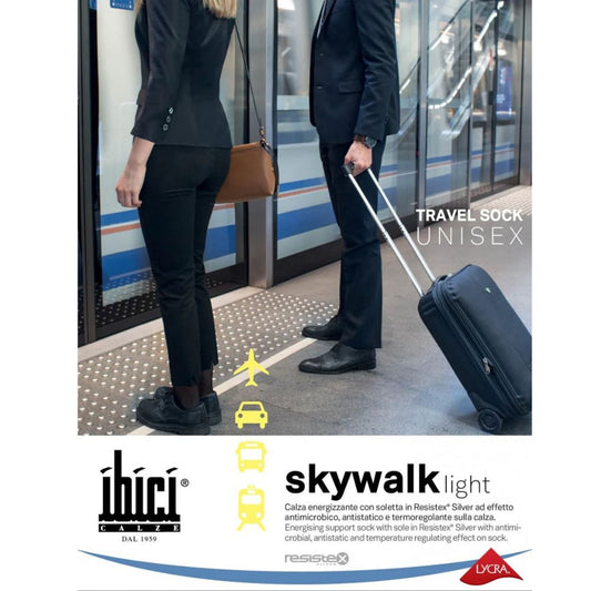 Calcetas Skywalk Light unisex de compresión, medias caña oscuras, uso diario