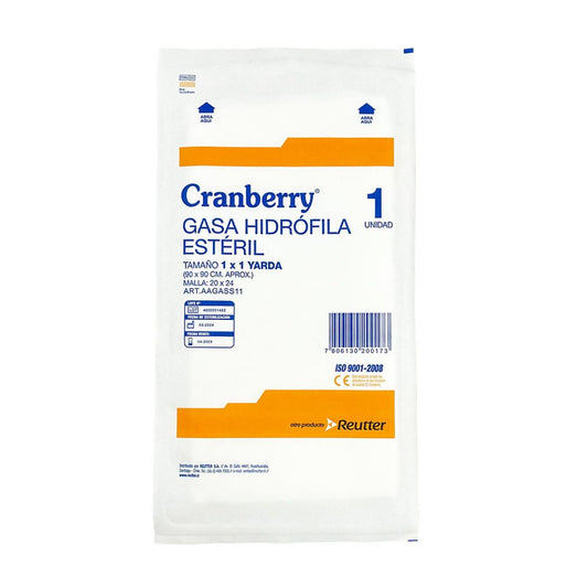 Gasa Esteril Cranberry