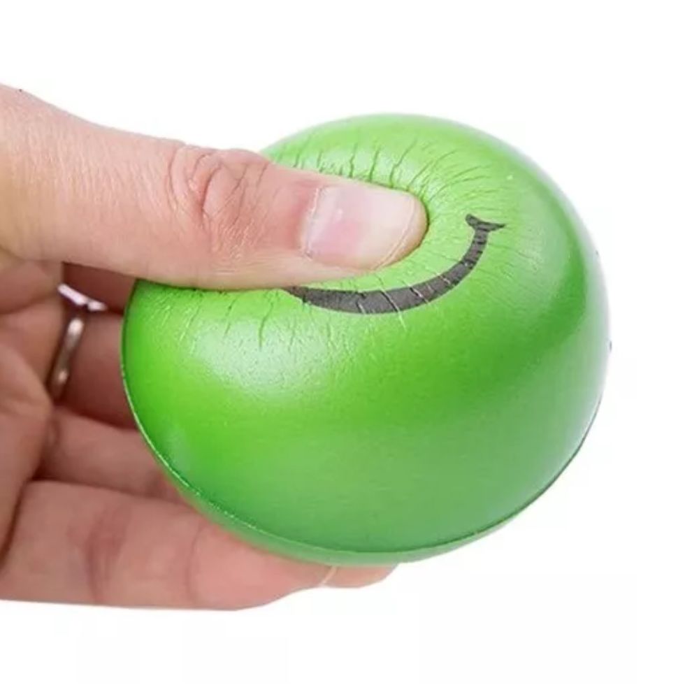 Pelota Terapia Espuma verde de espuma con flecha negra