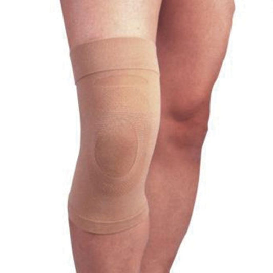 Rodillera elástica beige IM 701, soporte para rodilla con tejido ajustado