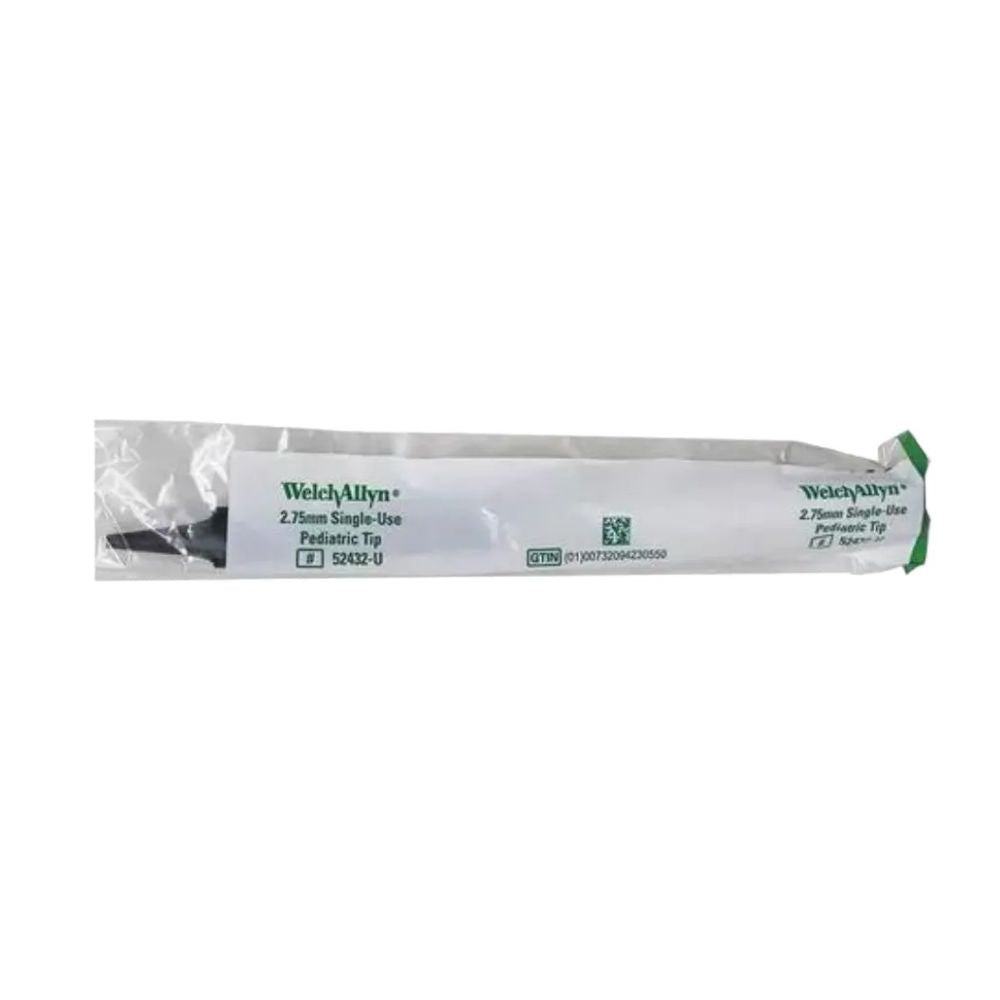 Conos otico adulto descartáveis Welch Allyn 2,75 mm, em embalagem