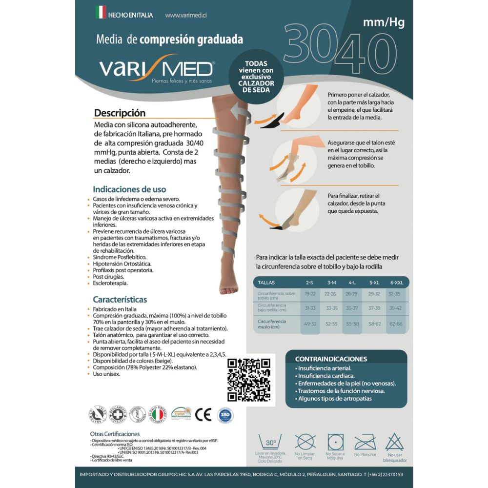 Media 30-40 Mmhg 500 Varimed 9045
