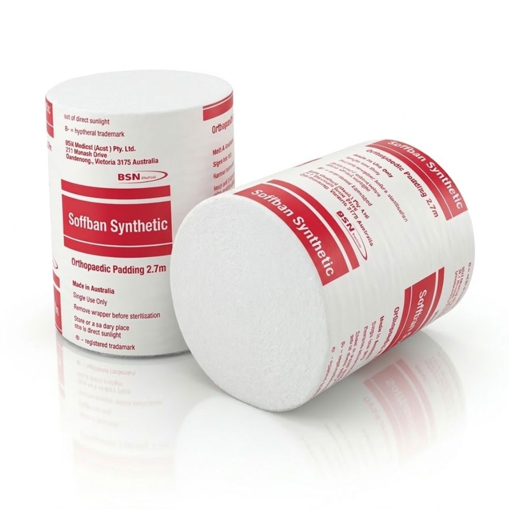 Soffban Synthetic de BSN: acolchado ortopédico enrollado blanco, 2,7 m