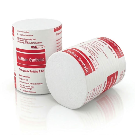 Soffban Synthetic de BSN: acolchado ortopédico enrollado blanco, 2,7 m